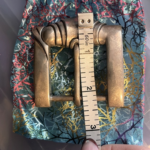 Kieselstein-Cord sterling silver belt buckle - Picture 7 of 8